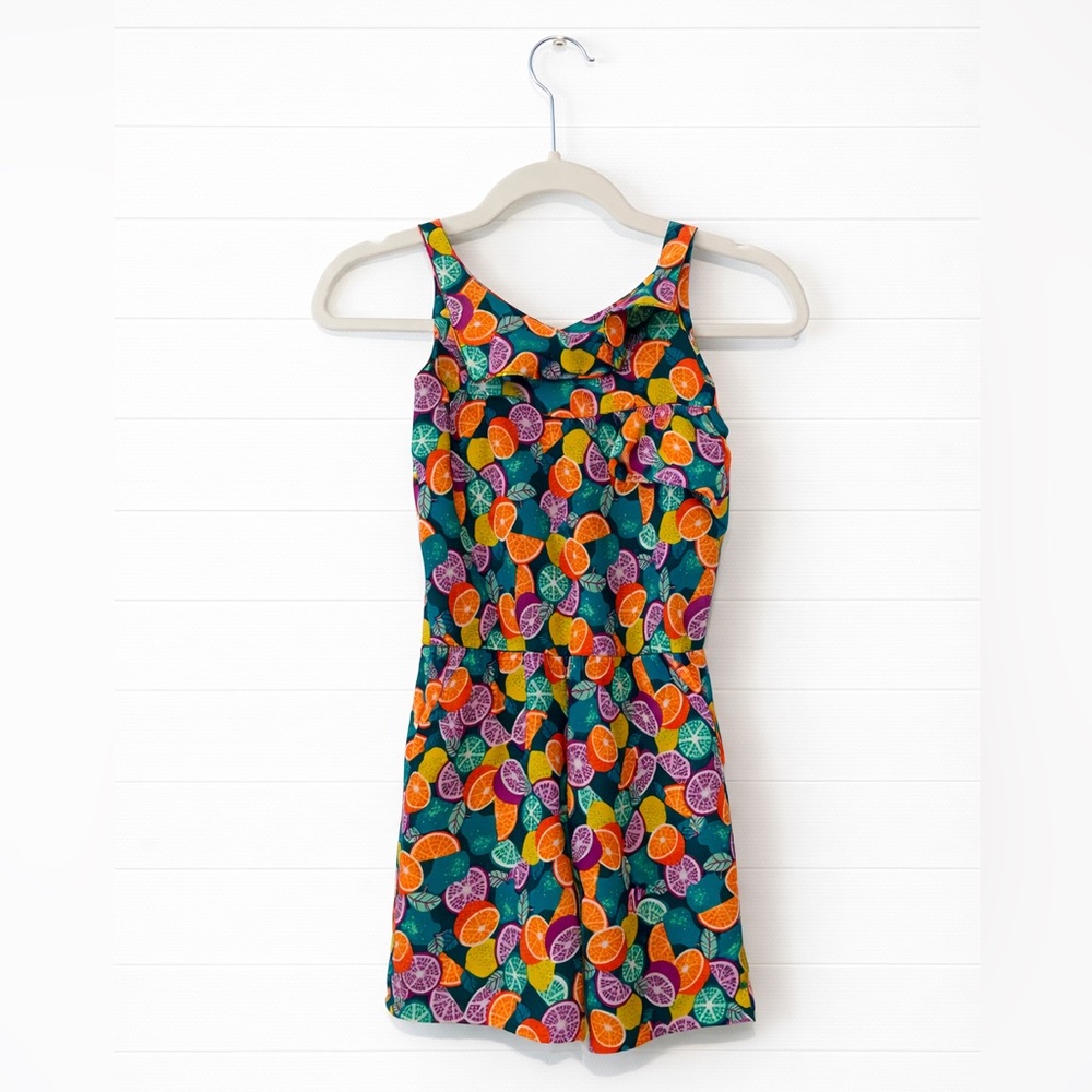 Wonder Nation Colorful Fruit Print One Piece